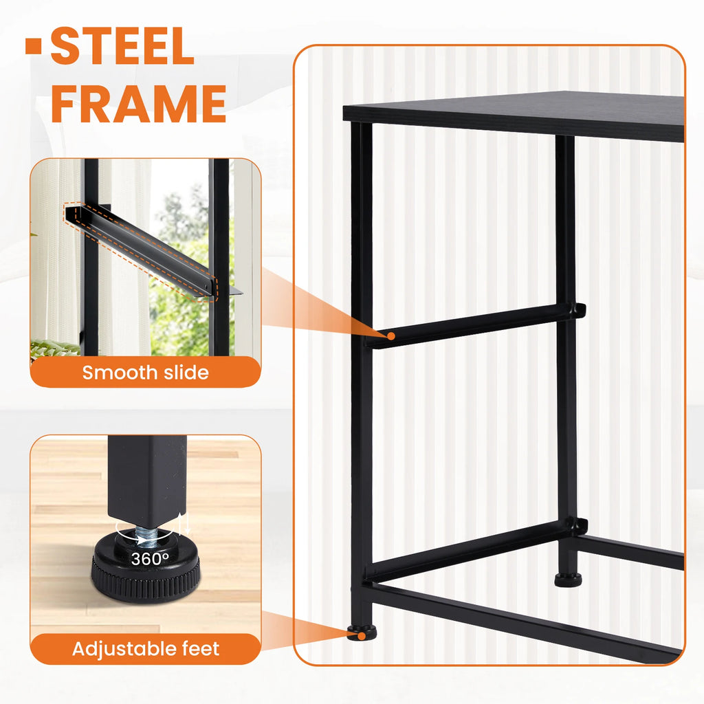 Fabric Drawer Storage Nightstand Cabinet